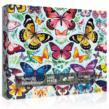 Farfalle colorate pianta puzzle fiore puzzle 1000 pezzi